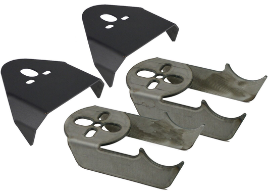 Rear Upper & Lower Weld-On Air Ride Suspension Mounting Brackets – Behind Axle (DH001)
