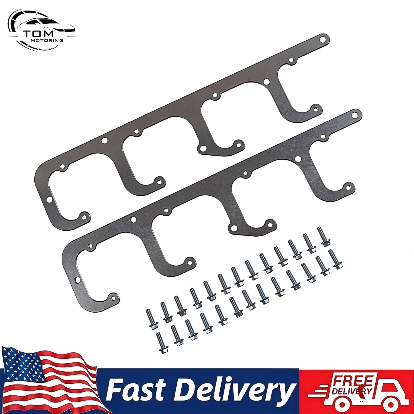 LS Aluminum Coil Bracket D581 Square Coil For Chevy 4.8 5.3 5.7 6.0 6.2L(FH004)