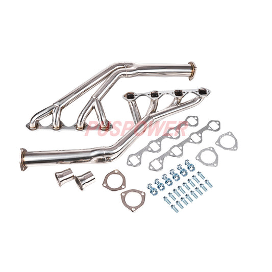 Tri-Y Stainless Steel Exhaust Header Kit for 1964-1970 Ford Mustang 289/302 V8 | Classic Muscle Car Upgrade | 1.5" Primary Tubes, 2.5" Collector | TIG Welded CNC Flange | 10-15 HP/TQ Gain | Manual Only (EH026SS)