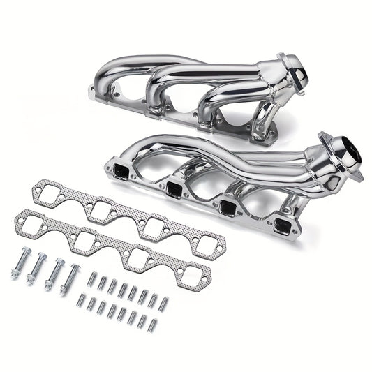 Ceramic Coated Exhaust Headers for 1979–1993 Mustang 5.0 V8 GT/LX/SVT | High Temp Stainless Steel (EH003CER)