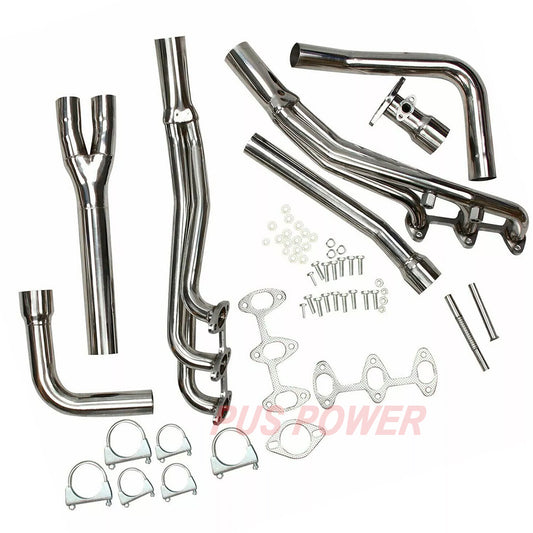 Exhaust Header for 1988–1995 Toyota 4Runner/Pickup 3.0L V6 | T-304 Stainless Steel Manifold | Bolt-On Performance Upgrade with Hardware(EH022SS)
