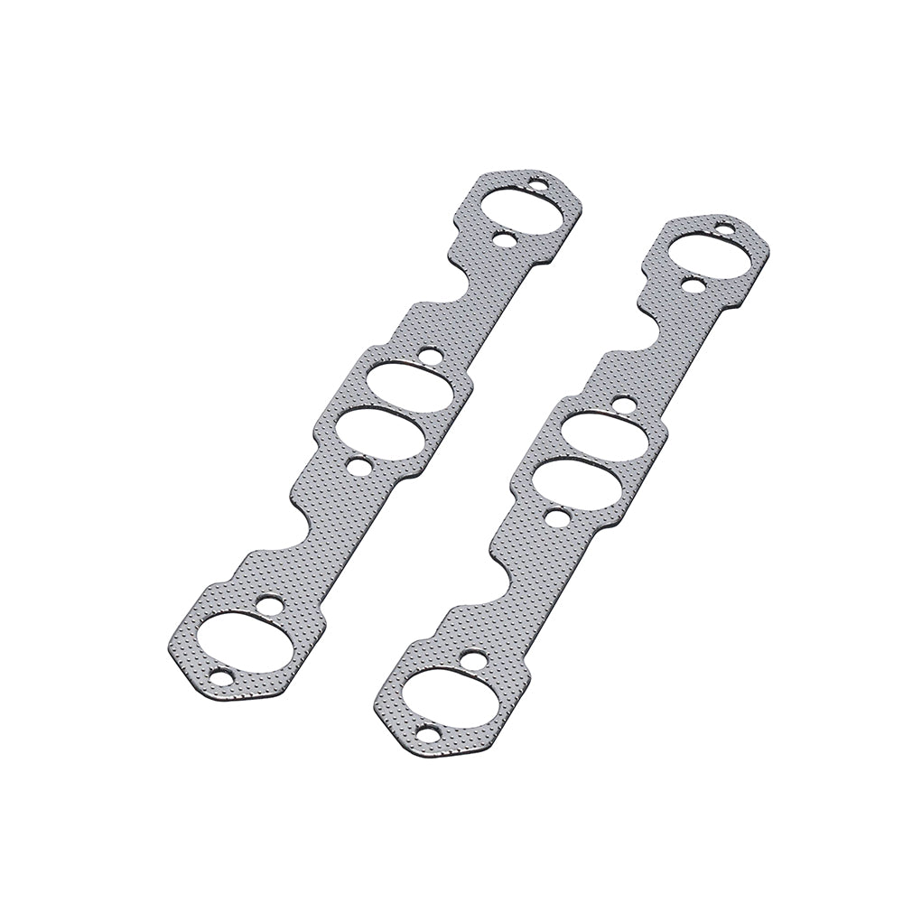 High-Performance Ceramic Coated Shorty Headers for Chevy & GMC Trucks 1988β1995 | Fits 5.0L / 5.7L V8 |Cast Iron Bolt-On Exhaust Upgrade for C/K Series, Suburban, Blazer, Yukon, Tahoe(EH009))