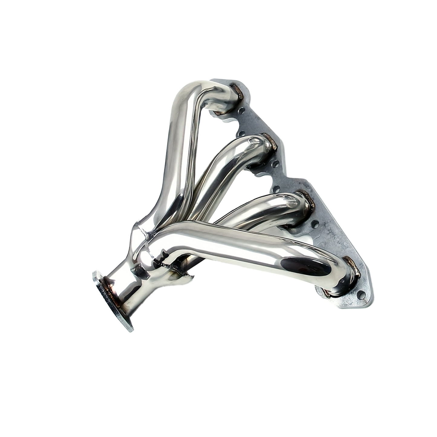Chevy BBC 454 Center Dump Block Hugger Stainless Steel Exhaust Headers