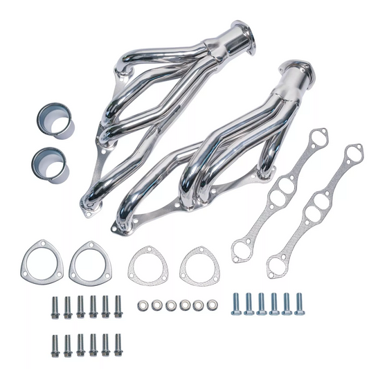 Ceramic Coated Exhaust Headers for Chevy Small Block 262–400 V8 | Fits 1967–1981 A/F/G Body Models | 1-5/8" Tubes, 2-1/2" Collectors(EH004)