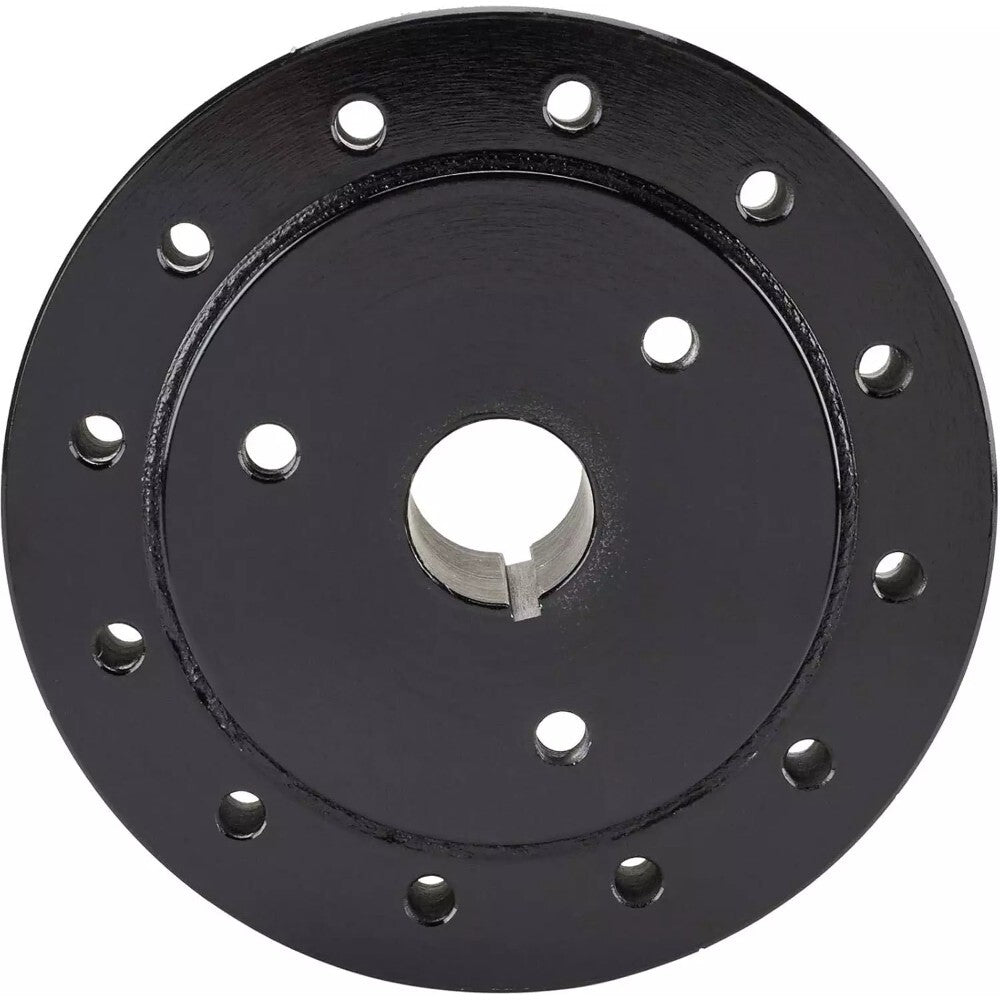 6-3/4" Black Harmonic Balancer for Chevy Small Block 262-400 V8 SBC