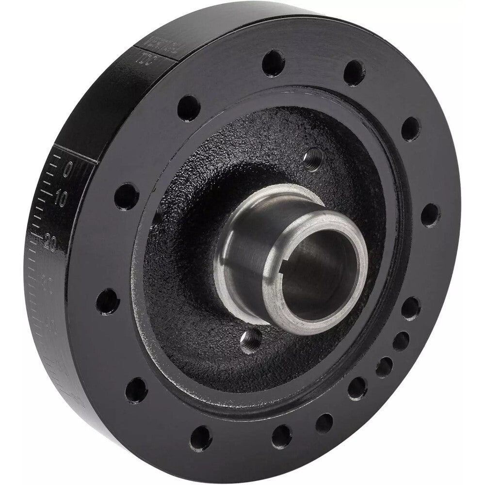 6-3/4" Black Harmonic Balancer for Chevy Small Block 262-400 V8 SBC