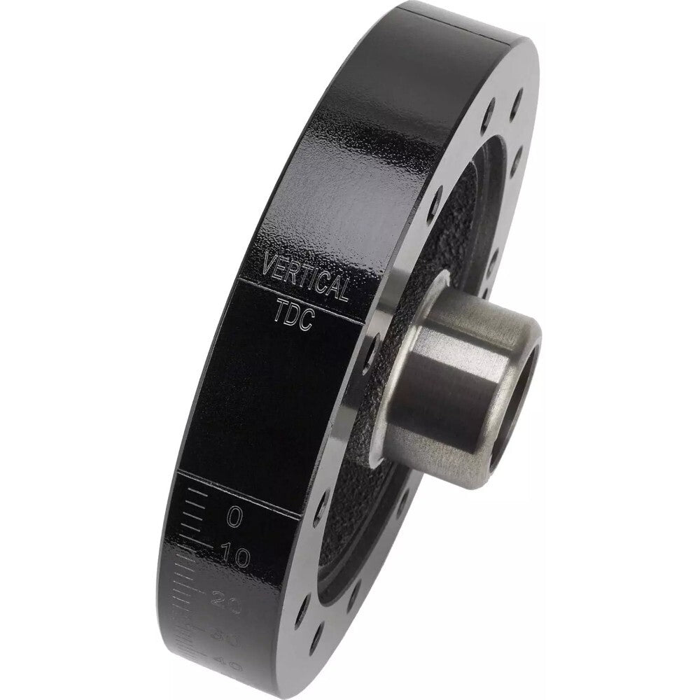 6-3/4" Black Harmonic Balancer for Chevy Small Block 262-400 V8 SBC