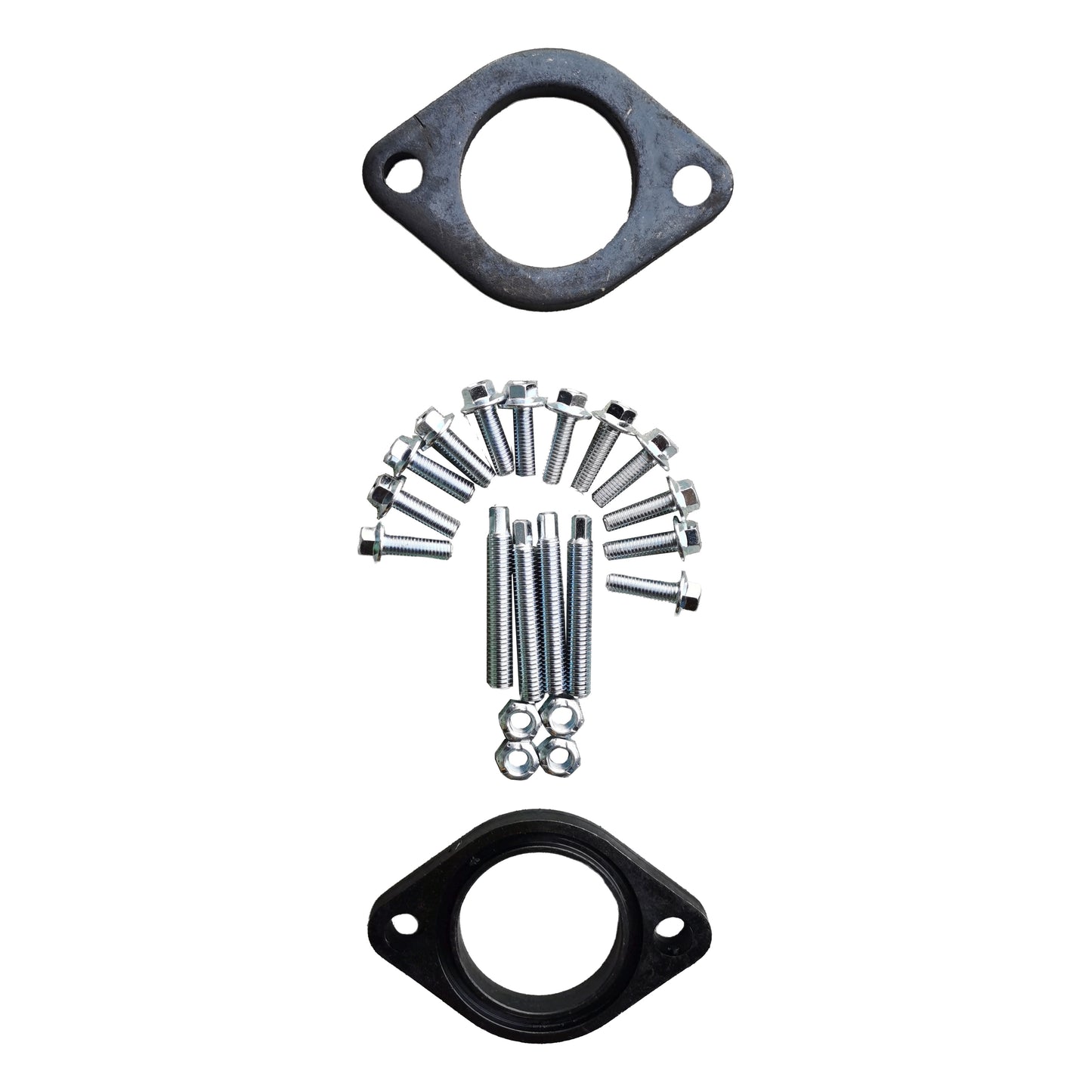 LS Swap Exhaust Manifold for 1970โ1981 Chevy Camaro | GM LS Engine Compatible | 2.5'' Outlet | Titanium Ceramic Coated Cast Iron | Shorty Hugger Design | Hooker Blackheart Series | Includes Gaskets & Hardware(EH030RAW)
