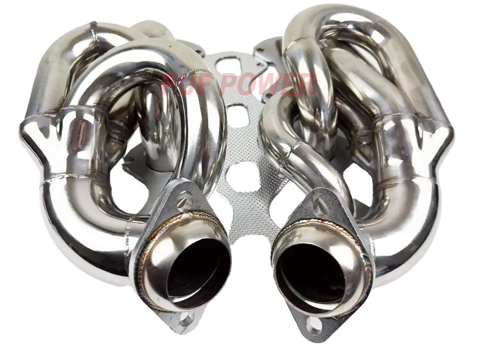 Polished Stainless Shorty Headers for 2005β2010 Mustang GT/Bullitt/Shelby GT | 1-5/8" Tubes | Fits 4.6L V8 SOHC | T-304 Steel | TIG-Welded | Bolt-On Exhaust Power Upgrade(EH017SS)