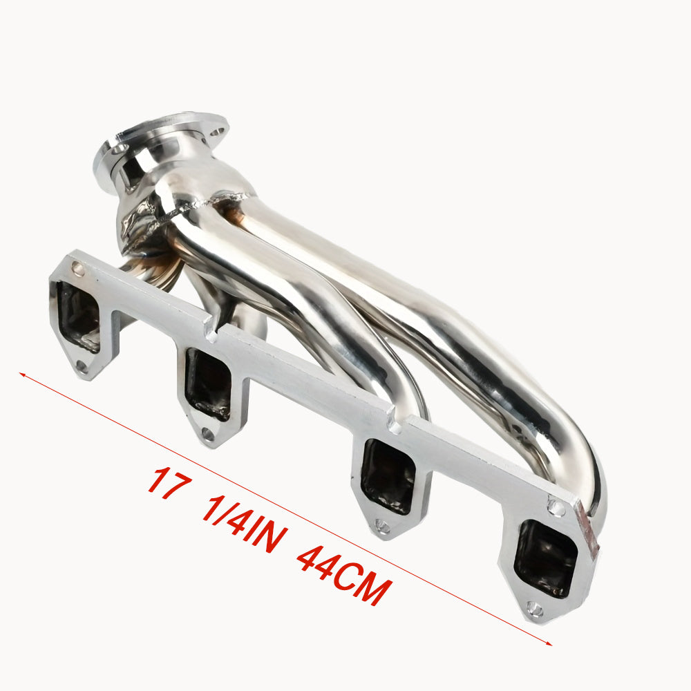 Ford Big Block FE Shorty Exhaust Headers | T-304 Stainless Steel | Fits 330/360/390/428 FE V8 | Hugger Design for Muscle Cars & Hot Rods | Bolt-On Performance Upgrade | Includes Gaskets & Hardware(EH029SS)