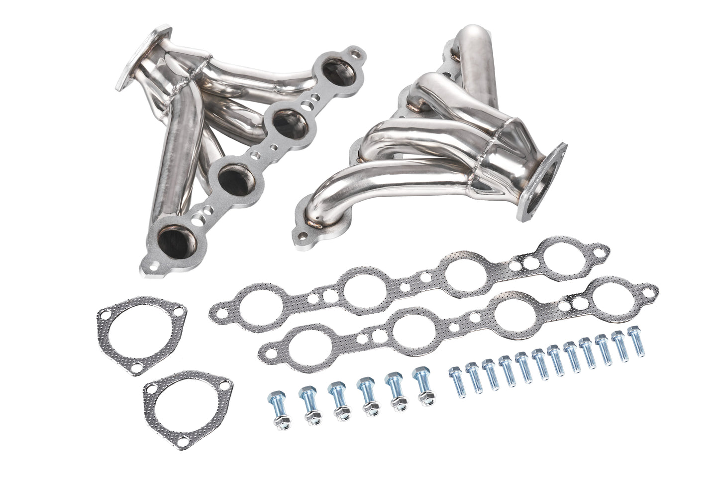 Ceramic Coated Block Hugger Headers for LS1/LS2/LS6 Engines ā 1 5/8ā Primaries, 2 1/2ā Collector, High Flow