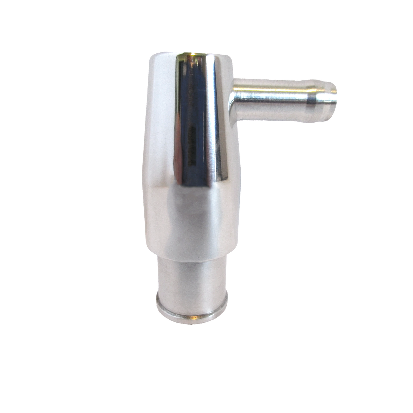 Polished Billet Aluminum PCV Valve Breather Tube 3/4" Neck w/ Grommet for Chevy Ford Mopar (P8489)