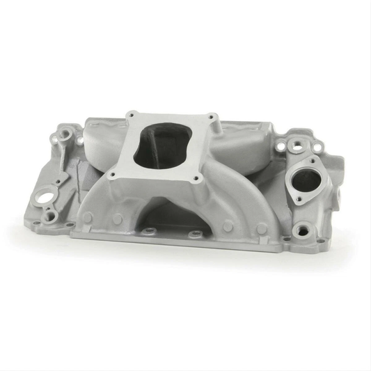 Chevy Big Block Hurricane Series Dual Plane Intake Manifold  396–502 V8 | Oval Port | Satin / Black / Polished Aluminum(PIM53037)