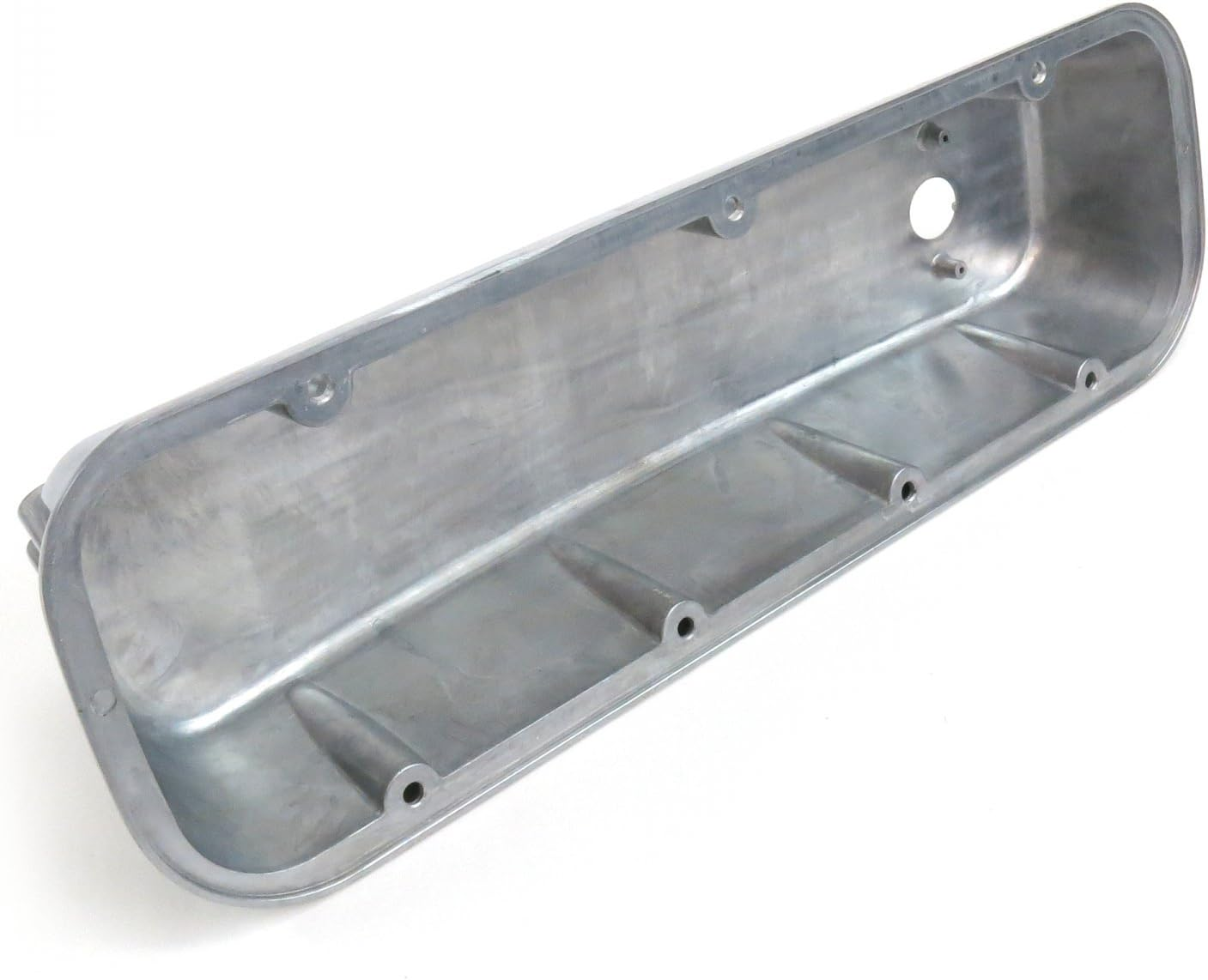 Big Block Chevy 396ā502 1965ā2000 Finned Aluminum Valve Covers ā Tall Style, 3-11/16", Polished Finish (8530)