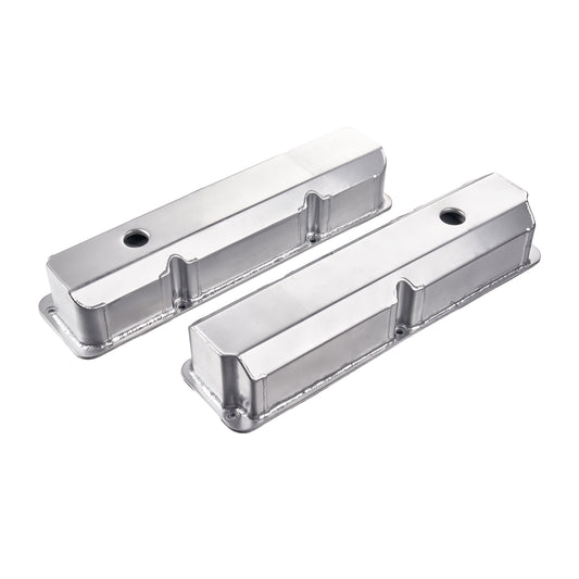Fabricated Valve Covers for Ford FE 352β428 V8 (1958β1976) β Short Bolts, With Hole, Clear/Black/Polished/Anodized (PVC8546)