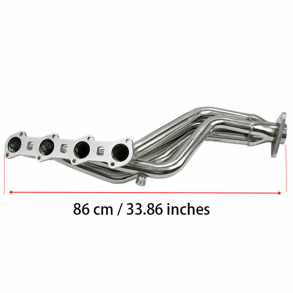 Exhaust Header Replacement FOR 1999-2004 Ford F150 5.4 Modular V8 2WD FOR 1999-2004 Ford F150 5.4 Modular V8 4WD | OEM Style Direct Fit | Long-Lasting Steel Build | Easy Bolt-On Install | Improved Engine Response & Fuel Economy(EH037SS)