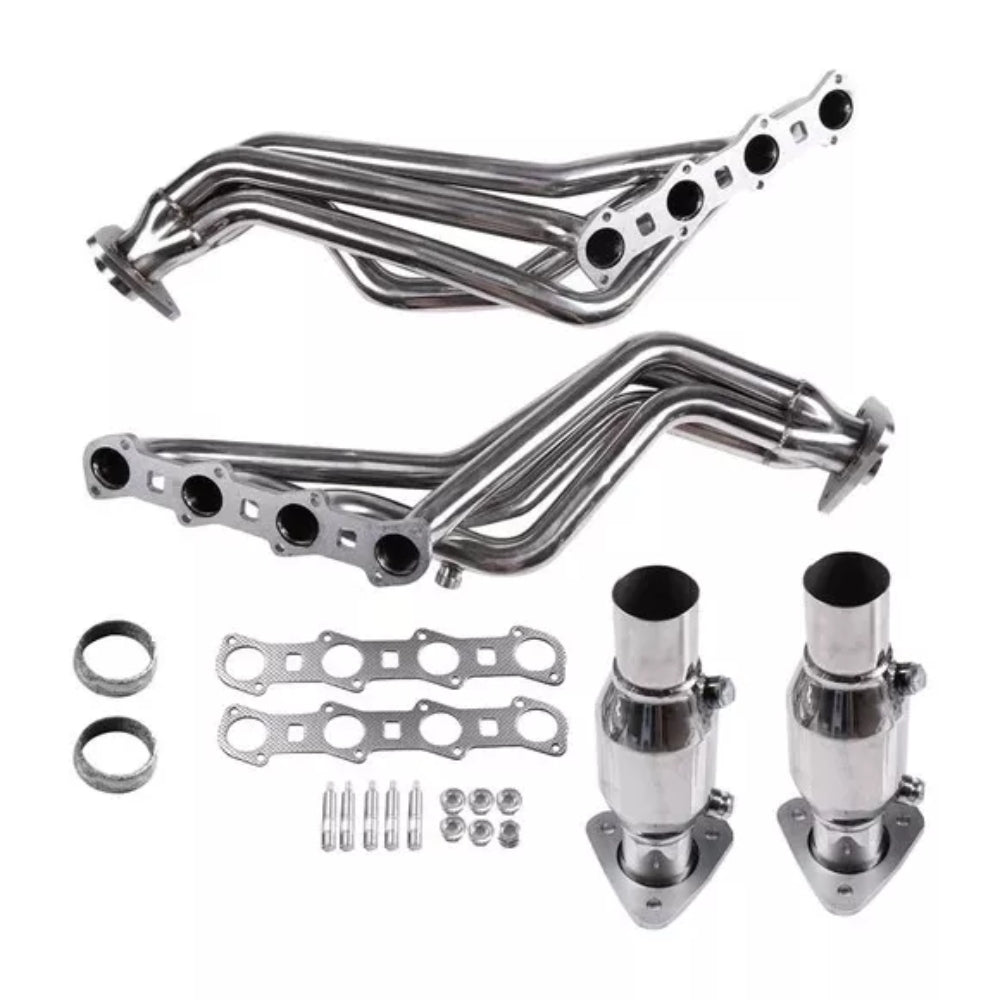 Stainless Steel Exhaust Headers for 1999β2004 Ford F-150 & 1997β1999 F-250 | Performance Upgrade | 1.625" Tubes | 2.405" Outlet | Direct Fit | Bolt-On Horsepower & Torque Gains(EH016SS)