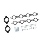 Chrome LS Swap Exhaust Manifolds - Fits GM LS Engine Gen III & IV