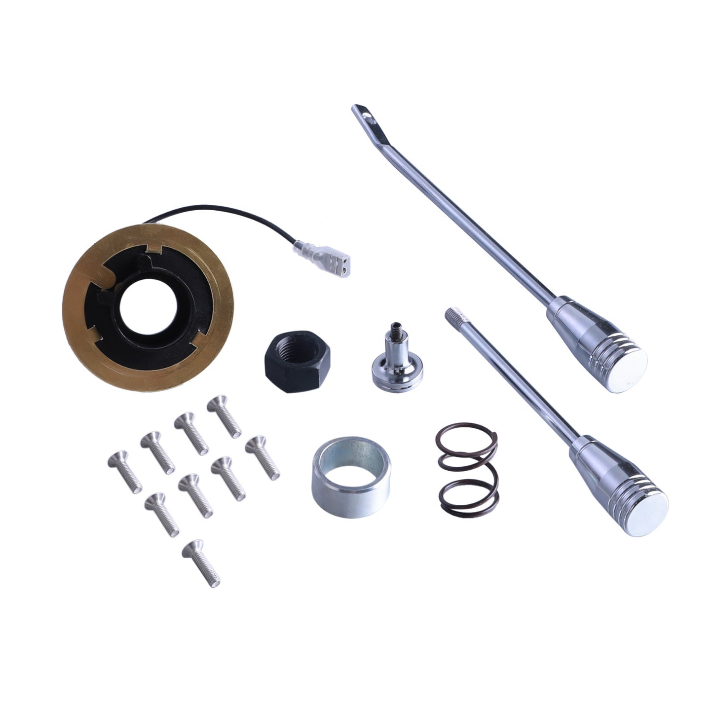 30" Chrome Tilt Steering Column Kit Manual for 1955-1959 Chevy GMC Truck + Hub（CH012）