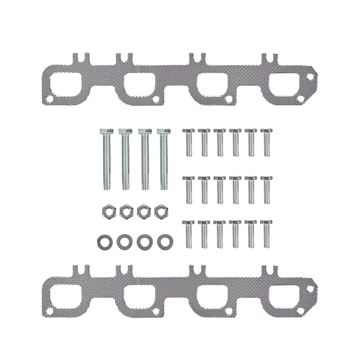1.75" Polished Stainless Steel 8-2 Exhaust Headers - Fits 2008-2010 Dodge Ram 1500 2011-2018 Ram 1500 5.7L HEMI Pickup Truck