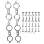 Long Tube Mirror Polished 304 Stainless Steel Exhaust Headers - Fits 2004-2013 GMT900 V8 Trucks & SUVs