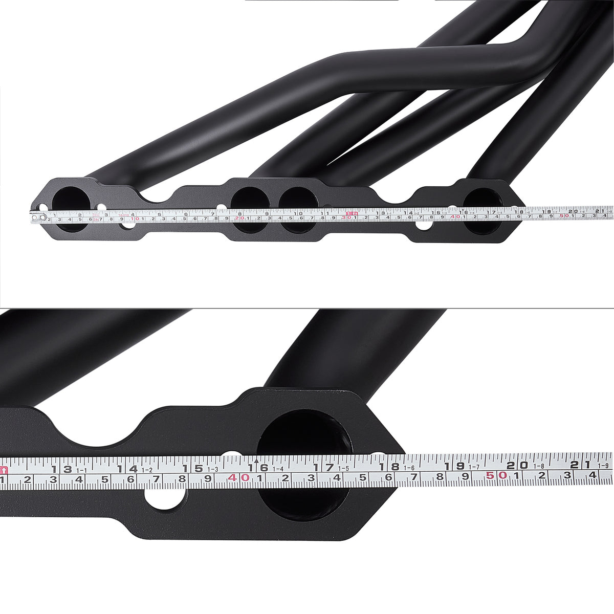 1-5/8" Ceramic Coated/Black Coated/Stainless Steel Cast Iron Long Tube Exhaust Headers - Fits 1988–1995 Chevy GMC C1500 C2500 K1500 K2500 5.0L 5.7L V8