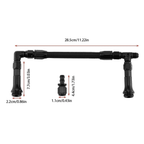 AN6 Aluminum Dual-Feed Fuel Line Kit - Fits Holley Dominator 4150 Carburetors