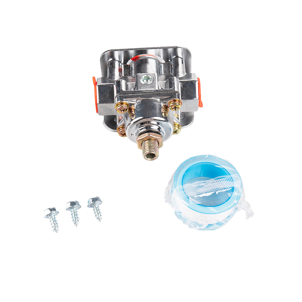 Chrome Zinc Alloy Carburetor Fuel Pressure Regulator - Fits Holley 12-803 4.5–9 PSI Carburetor Systems