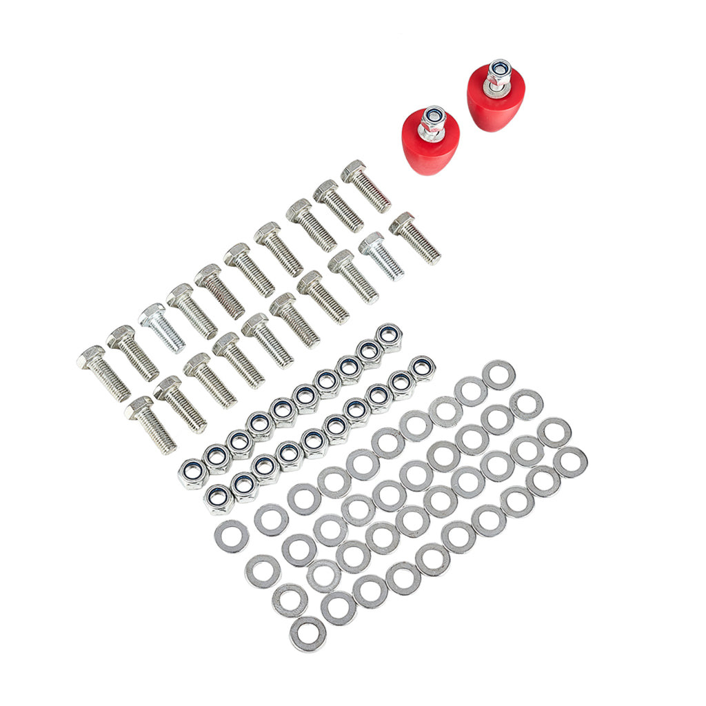 Bolt-On Rear Frame C-Notch Kit - Fits 1988–1998 Chevrolet GMC C1500 K1500 2WD 4WD Pickup Trucks