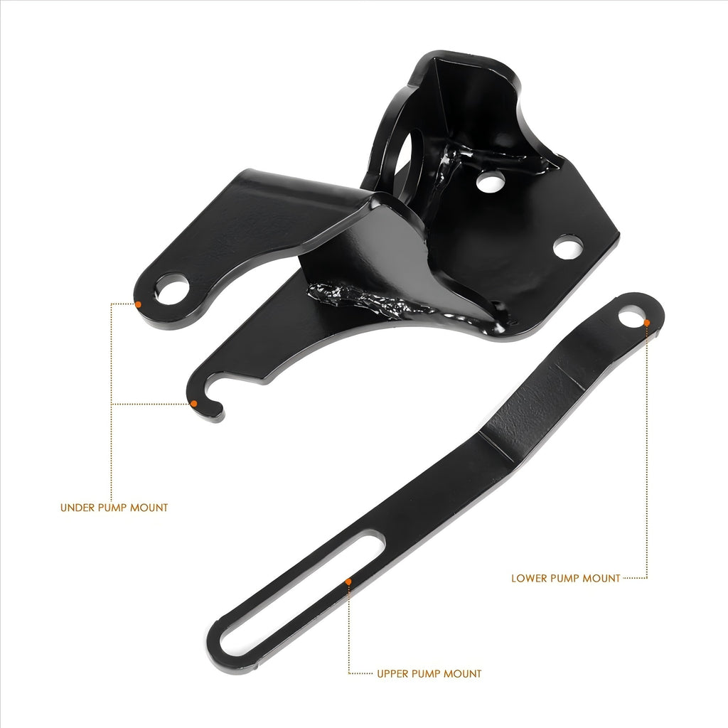 Steel Power Steering Pump Bracket - Fits 1955–1957 Chevrolet Tri-Five Vehicles