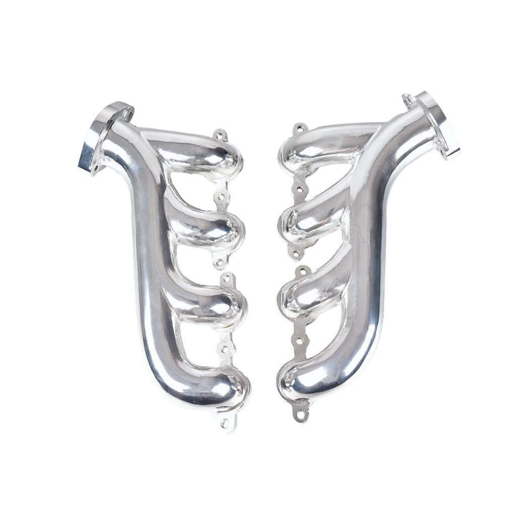 1-3/4" Ceramic-Coated Cast Iron Exhaust Manifolds - Fits GM LS1 LS2 LS3 Gen III IV Engines