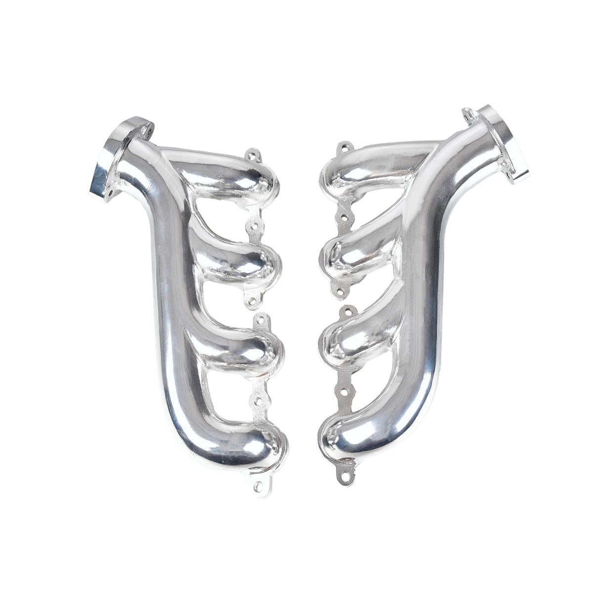 1-3/4" Ceramic-Coated Cast Iron Exhaust Manifolds - Fits GM LS1 LS2 LS3 Gen III IV Engines