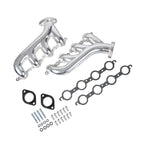 1-3/4" Ceramic-Coated Cast Iron Exhaust Manifolds - Fits GM LS1 LS2 LS3 Gen III IV Engines