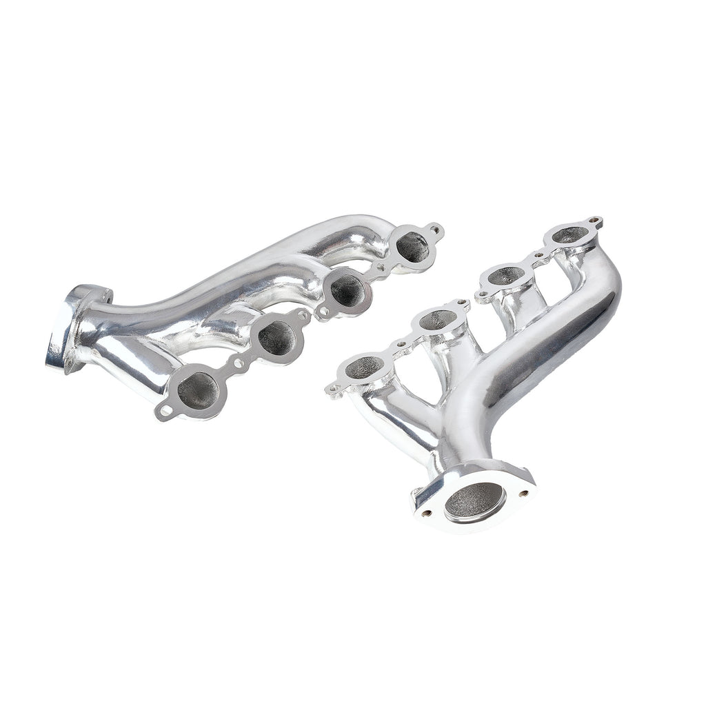 1-3/4" Ceramic-Coated Cast Iron Exhaust Manifolds - Fits GM LS1 LS2 LS3 Gen III IV Engines
