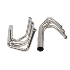 1-5/8" Polished Stainless Steel Exhaust Headers - Fits Chevy Small Block 265–400 V8 Engines