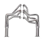 1-5/8" Polished Stainless Steel Full-Length Chassis Headers with Reducers - Fits 1964–1977 Chevy Chevelle 1964–1987 El Camino 1978–1983 Malibu