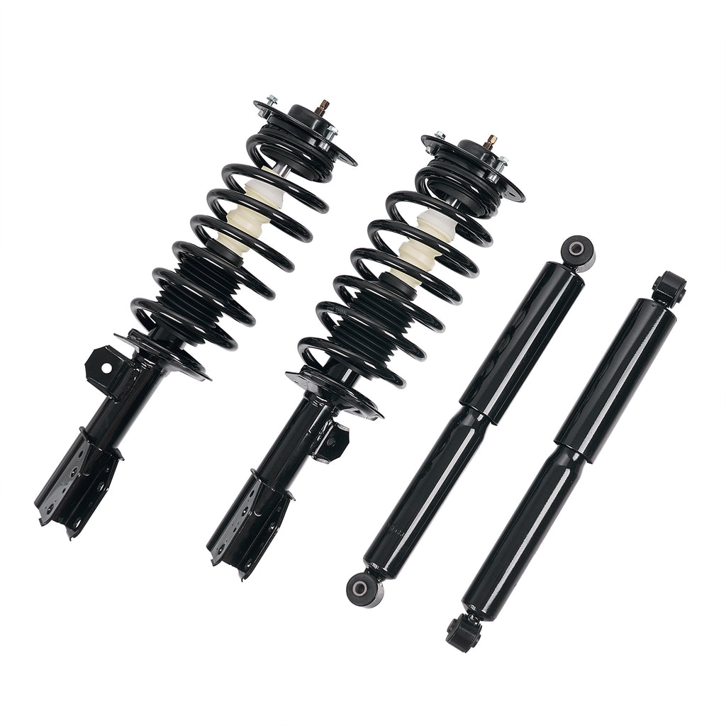 Steel Direct-Replacement Front Strut and Rear Shock Kit - Fits 2010–2017 Chevrolet Equinox GMC Terrain