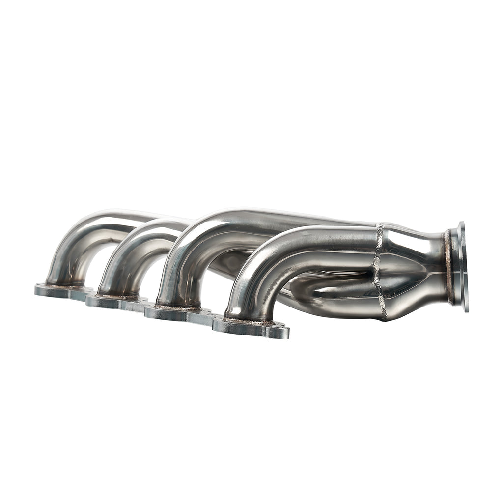 1-5/8" Polished Stainless Steel Shorty Exhaust Headers - Fits GM LS1 LS2 LS3 Gen III IV Swap Engines