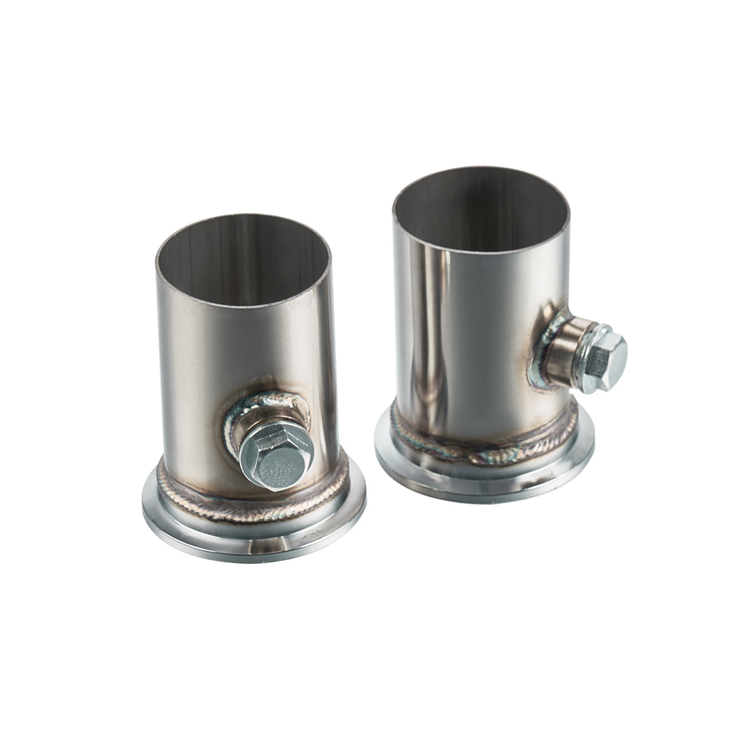 1-5/8" Polished Stainless Steel Shorty Exhaust Headers - Fits GM LS1 LS2 LS3 Gen III IV Swap Engines