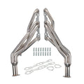 1-5/8" Ceramic Coated/Black Coated/Stainless Steel Cast Iron Long Tube Exhaust Headers - Fits 1988–1995 Chevy GMC C1500 C2500 K1500 K2500 5.0L 5.7L V8
