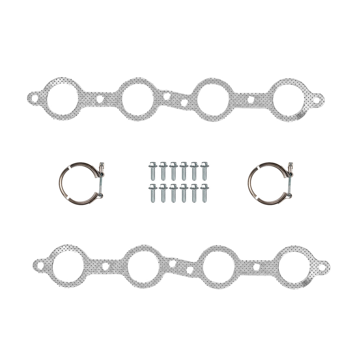 1-5/8" Polished Stainless Steel Shorty Exhaust Headers - Fits GM LS1 LS2 LS3 Gen III IV Swap Engines