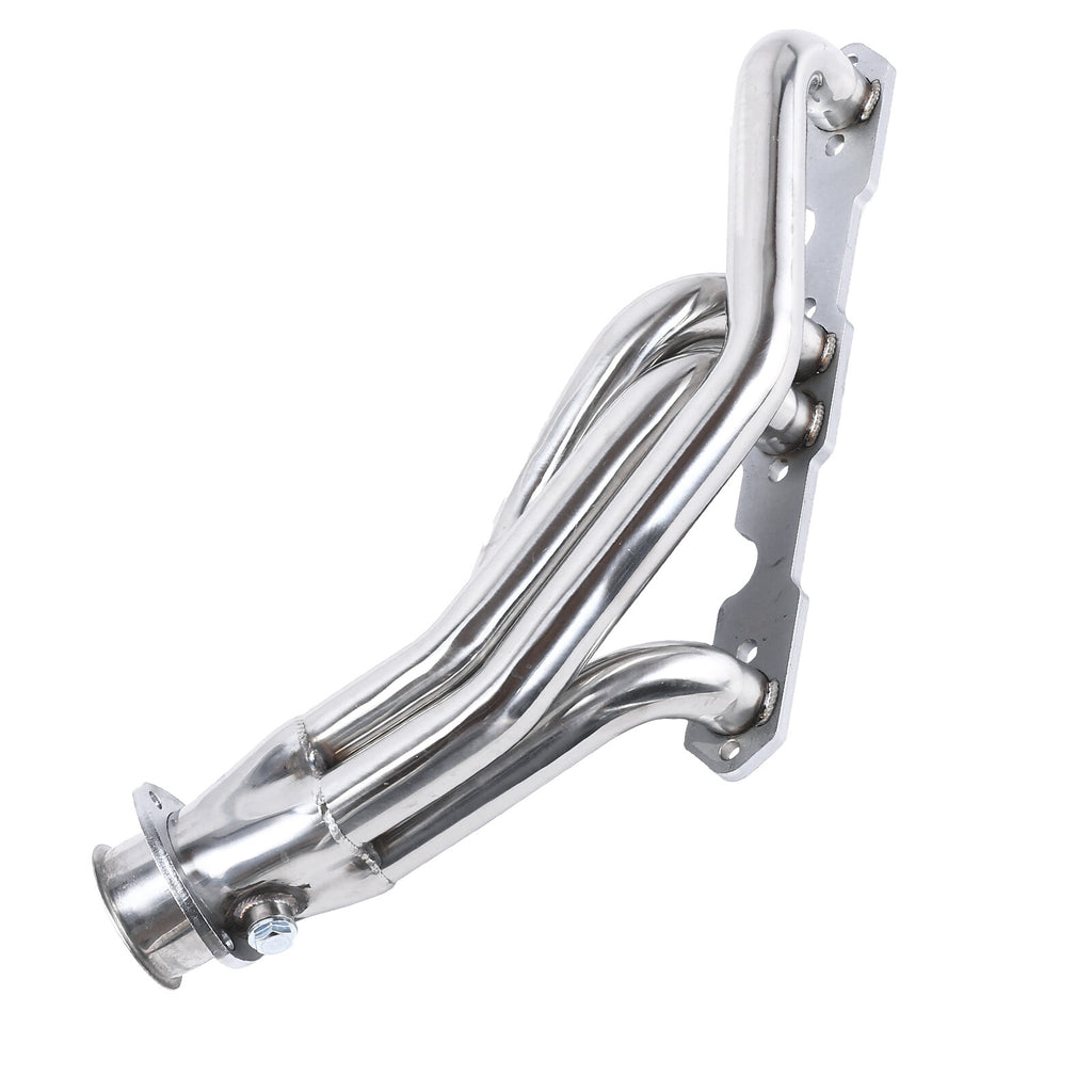 1.5" Chrome-Polished Stainless Steel Exhaust Headers - Fits 1988–1997 Chevrolet GMC 5.0L 5.7L V8 Trucks