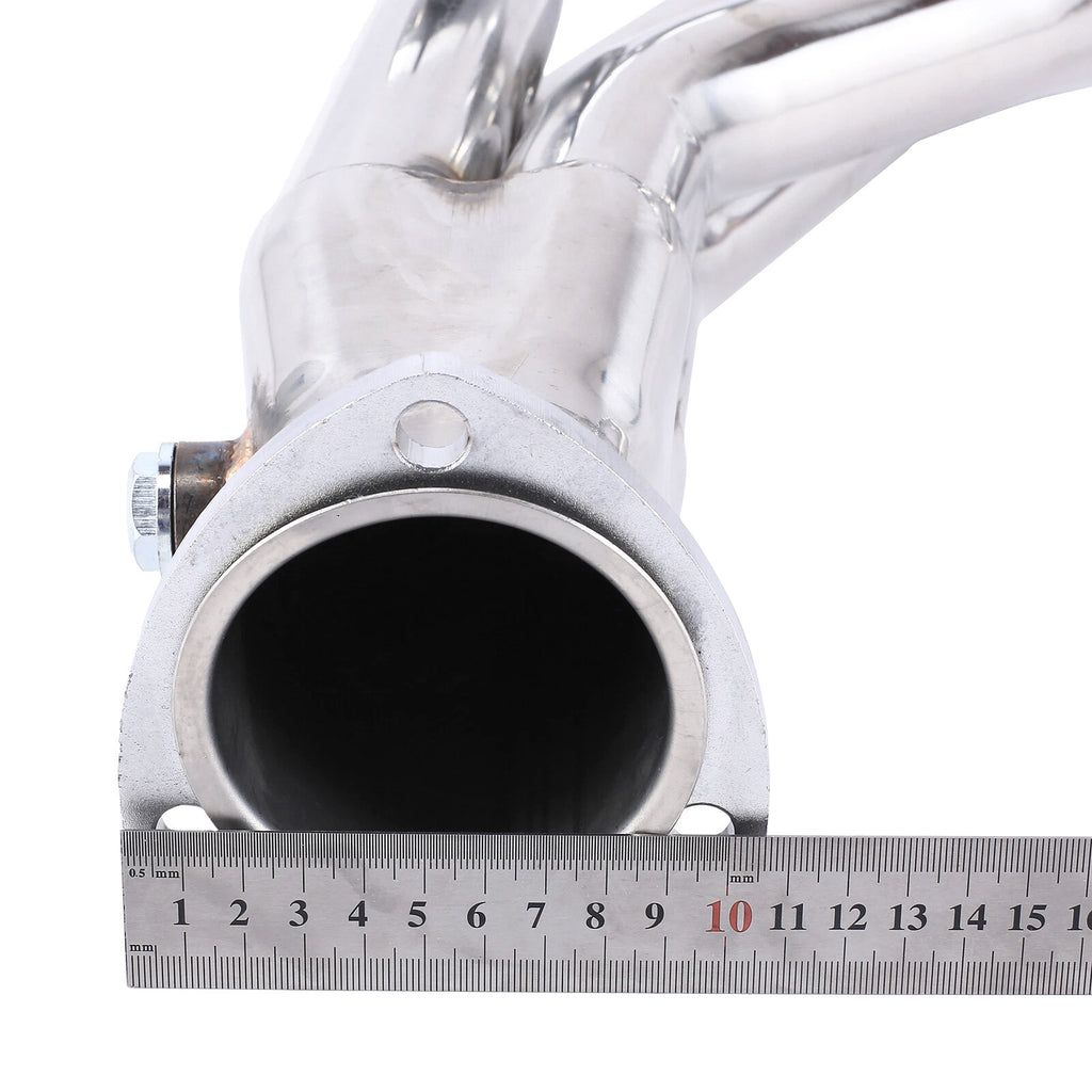 1.5" Chrome-Polished Stainless Steel Exhaust Headers - Fits 1988–1997 Chevrolet GMC 5.0L 5.7L V8 Trucks