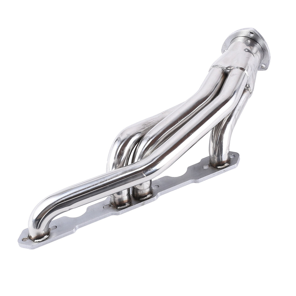 1.5" Chrome-Polished Stainless Steel Exhaust Headers - Fits 1988–1997 Chevrolet GMC 5.0L 5.7L V8 Trucks