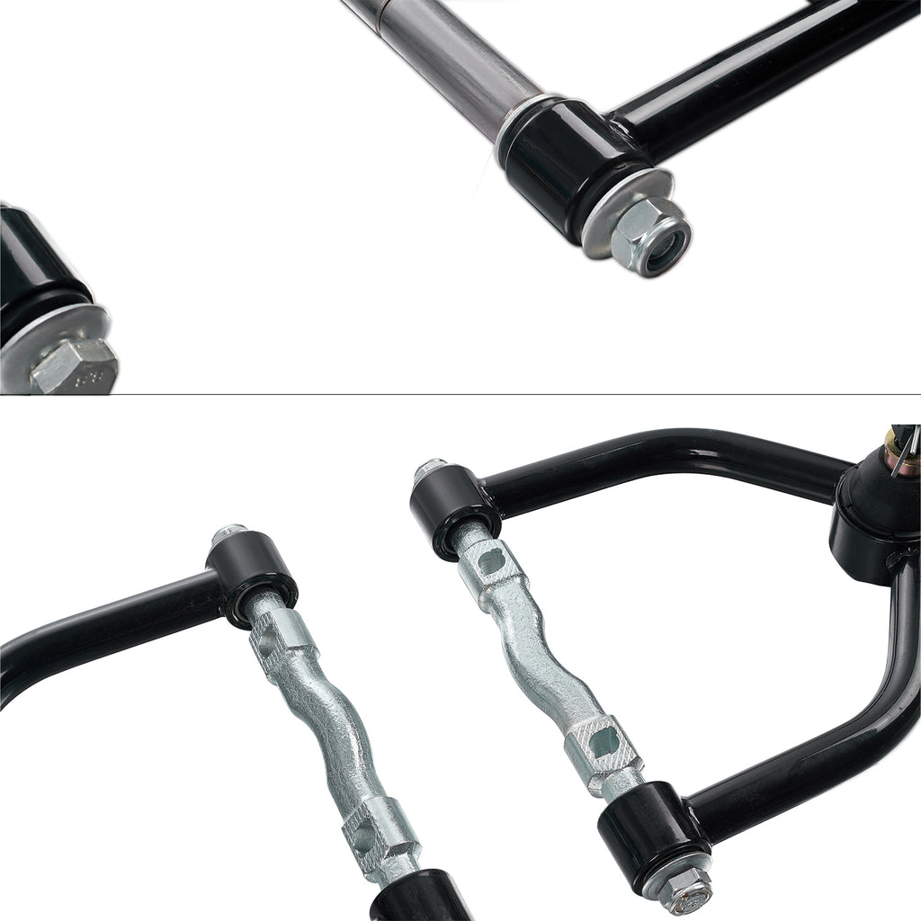 Powder-Coated Tubular Steel Bolt-On Front Control Arms - Fits 1974–1978 Ford Mustang II