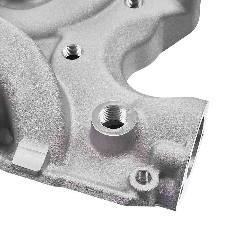 Natural Aluminum Dual-Plane Intake Manifold - Fits Ford 289 302 5.0L Windsor V8 Engines