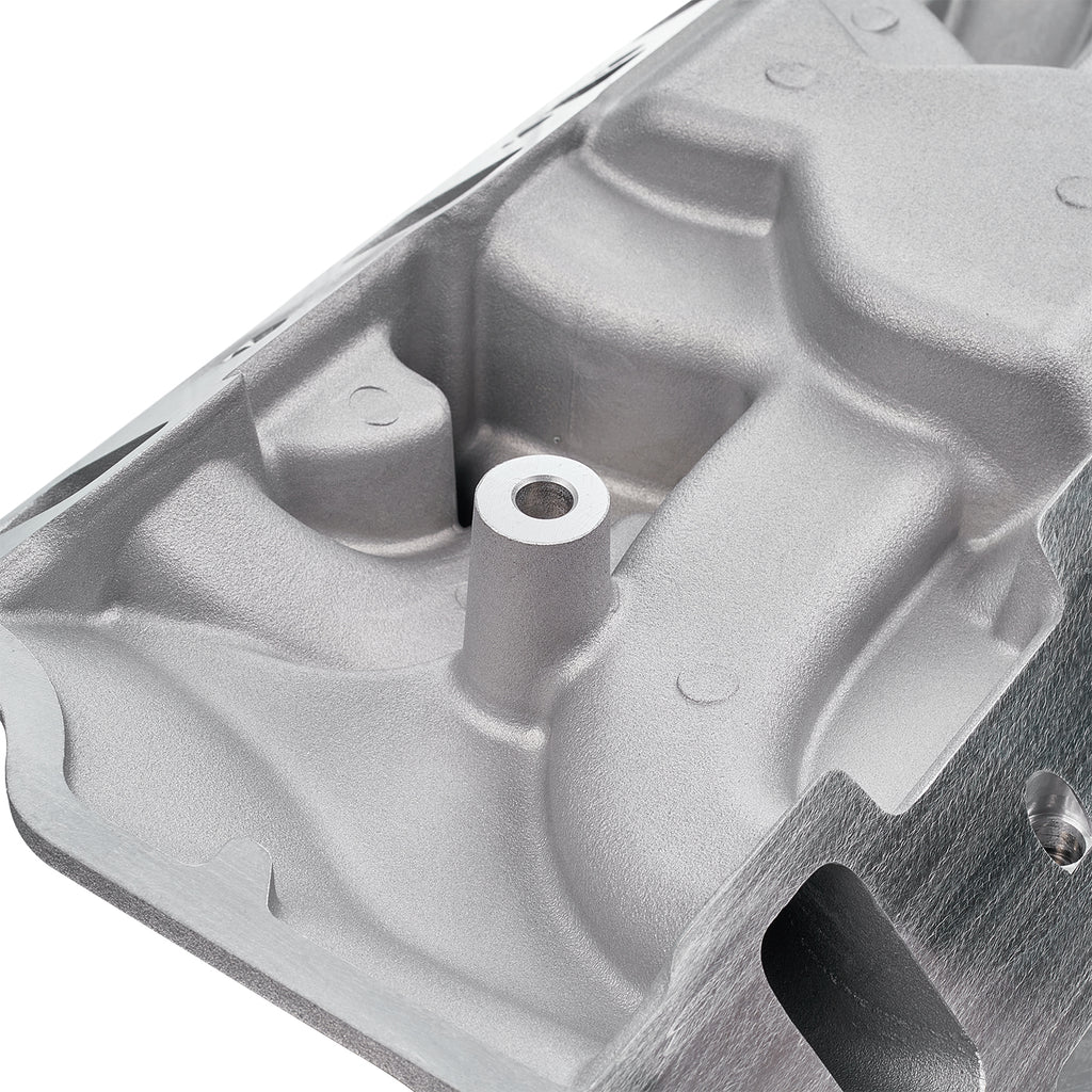 Natural Aluminum Dual-Plane Intake Manifold - Fits Ford 289 302 5.0L Windsor V8 Engines
