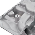 Natural Aluminum Dual-Plane Intake Manifold - Fits Ford 289 302 5.0L Windsor V8 Engines