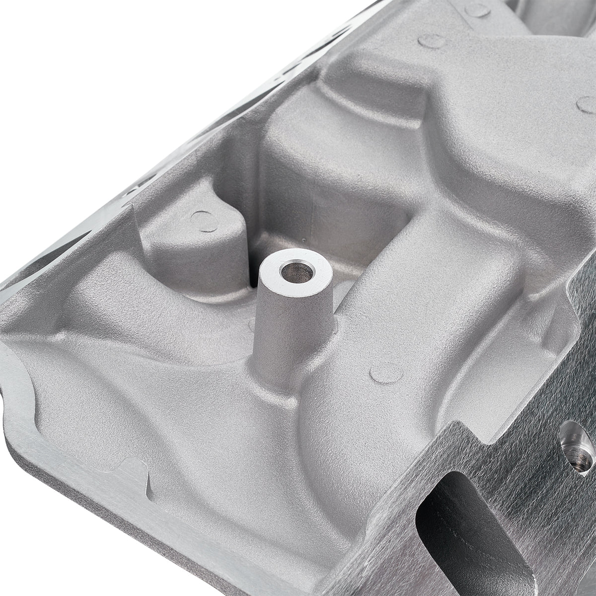 Natural Aluminum Dual-Plane Intake Manifold - Fits Ford 289 302 5.0L Windsor V8 Engines