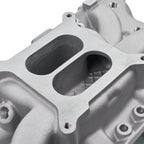 Natural Aluminum Dual-Plane Intake Manifold - Fits Ford 289 302 5.0L Windsor V8 Engines